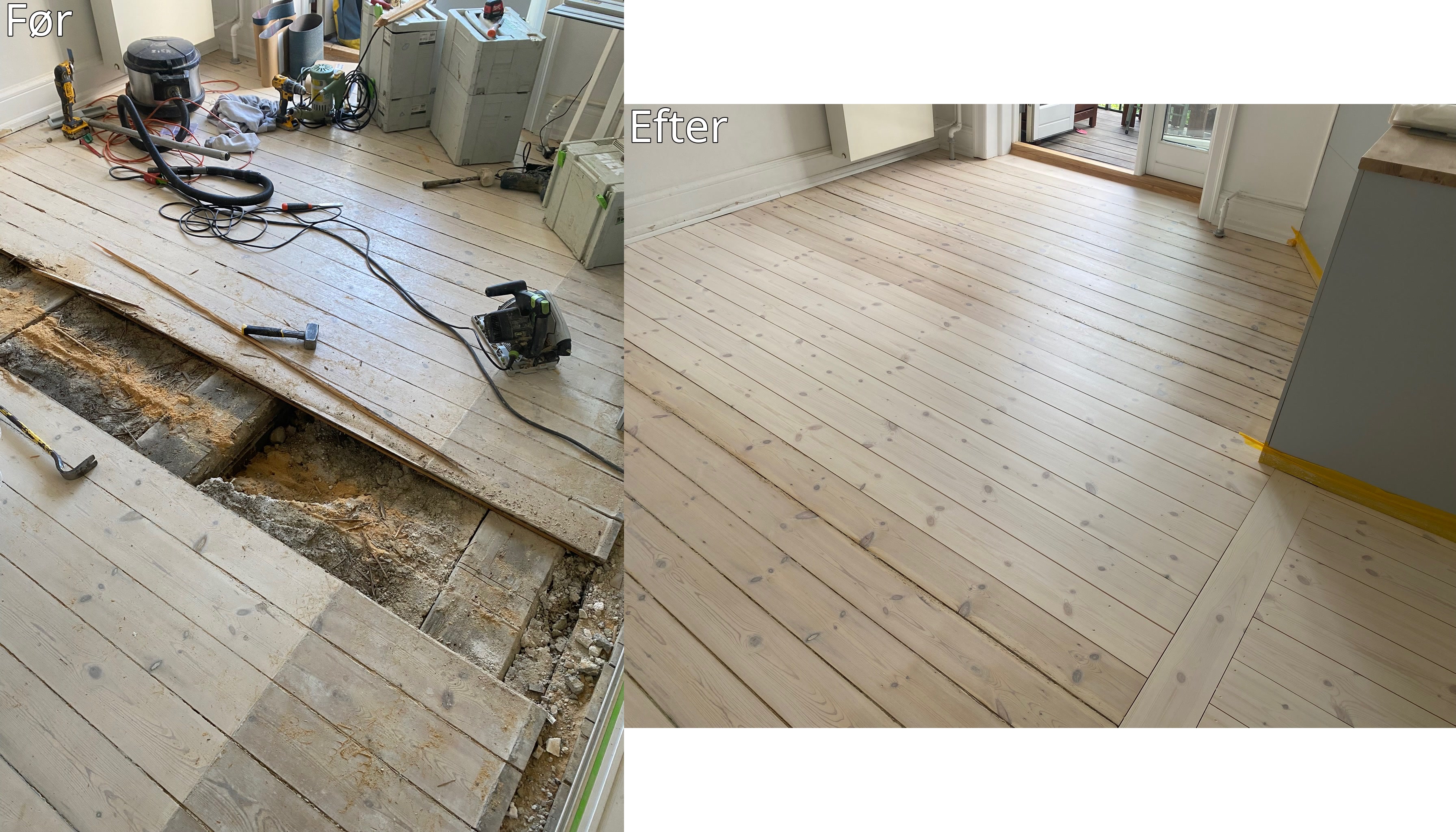 Før og efter billede